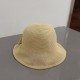 Dior Dior straw hat, celebrity style sun hat, made of fine straw, foldable, head circumference 57cm