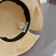 Dior Dior straw hat, celebrity style sun hat, made of fine straw, foldable, head circumference 57cm