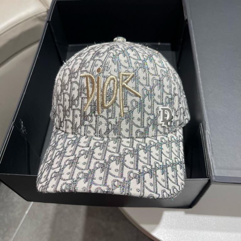 DIOR Dior 2023 new men's and women's baseball caps, new shipments, big name models are super good with, hurry to get!