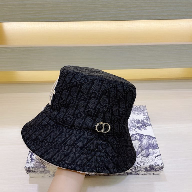 Autumn and winter new original single quality double-sided fisherman hat [Dior DIOR] official website synchronization on-line Korean version of the new British sports models heavy custom models 11 original single quality