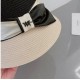 ￥Dior Dior 23 summer new straw hat, high-end imported materials, color blocking design, head circumference 57cm