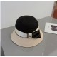 ￥Dior Dior 23 summer new straw hat, high-end imported materials, color blocking design, head circumference 57cm