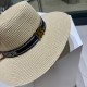 Dior Dior straw hat, sun hat, sun protection head circumference 57cm