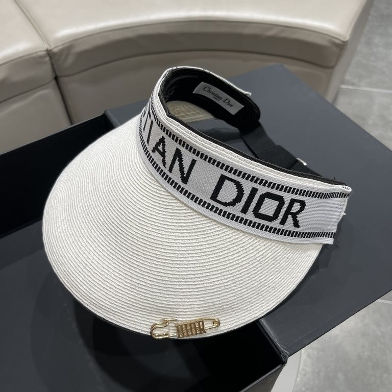 [DIOR Dior] 2023 spring and summer new explosive models counter synchronization counter models sun hat hollow cap, super convenient! Good ride! Out on the street must have