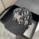 Dior (Dior) new original single baseball cap, Christian Dior silkscreen, retro flavor, counter out-of-stock popular, 11 open mold customized, original canvas material light and breathable! Awesome quality, base head circ