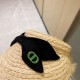 with dust bag [Dior Dior] 2023 new raffia pop sun hat hollow cap, big name shipment, super convenient! Good ride! Out on the street must