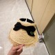 with dust bag [Dior Dior] 2023 new raffia pop sun hat hollow cap, big name shipment, super convenient! Good ride! Out on the street must