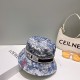 Dior DIOR] official website synchronization on-line flower Korean version of the new heavy custom models 11 original single quality men and women universal fisherman hat Mian Ma geological fabric original quality counter