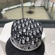 Dior Dior counter new comfortable full print floral embroidery hat Korean version of the couple models hundred with the sun shading fisherman hat women's hats