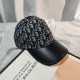 Dior (Dior) new original single baseball cap, Dior old flower, retro flavor, counter out of stock popular, 11 open mold ordering, the original canvas material   head layer cowhide, cotton lining, lightweight and breathab