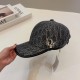 Dior Dior  New gold and silver thread high version. Wraparound design Old flower letter logo baseball cap, awesome quality, this season's explosive models!