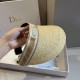 ￥Dior Dior Wheat Straw Sunhat, Hairband, Adjustable, High Quality