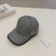 Dior Dior  New gold and silver thread high version. Wraparound design Old flower letter logo baseball cap, awesome quality, this season's explosive models!