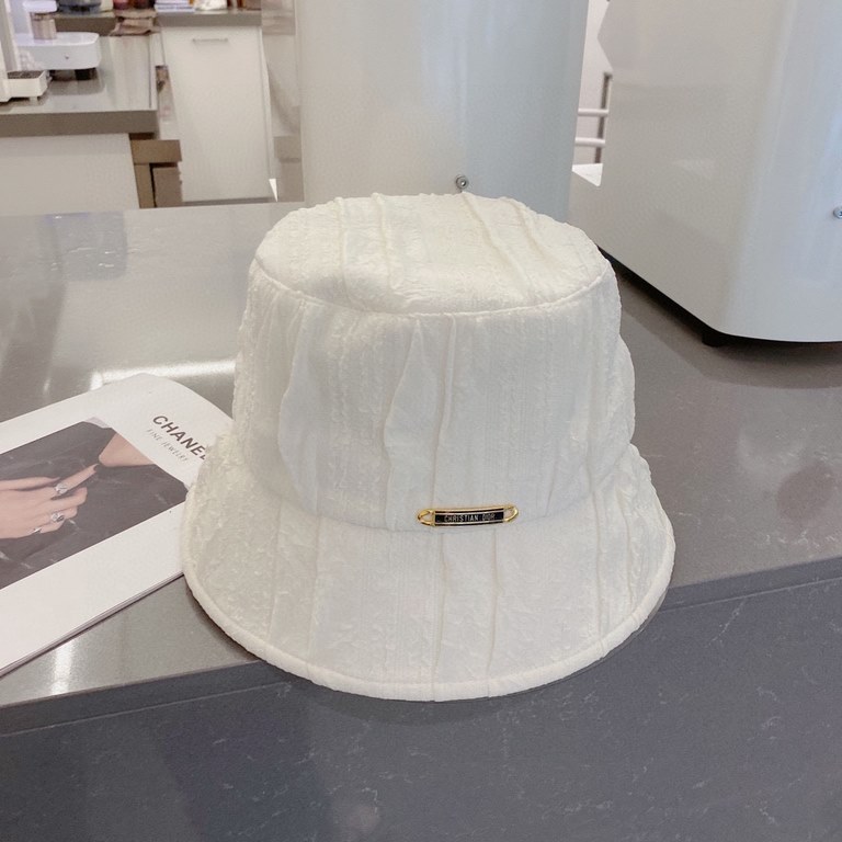 ￥Dior Dior 23 Spring and Autumn Fisherman's Hat, Casual Bucket Hat, Hundred models, head circumference 57, cm