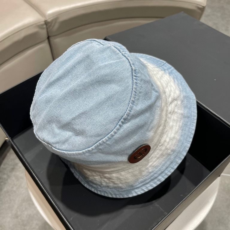 Dior Dior 2023 spring and summer new Japanese design sense cowboy fisherman hat children sweet summer Korean version of the hundred with the tide breathable sunshade show face small pot hat