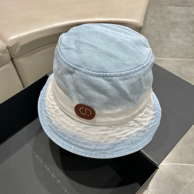 Dior Dior 2023 spring and summer new Japanese design sense cowboy fisherman hat children sweet summer Korean version of the hundred with the tide breathable sunshade show face small pot hat