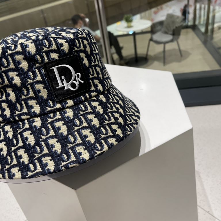 [DIOR Dior] 2023 summer new counter men and women models sunshade fisherman's hat, the big name shipment, super convenient! Good ride! Out on the street must have