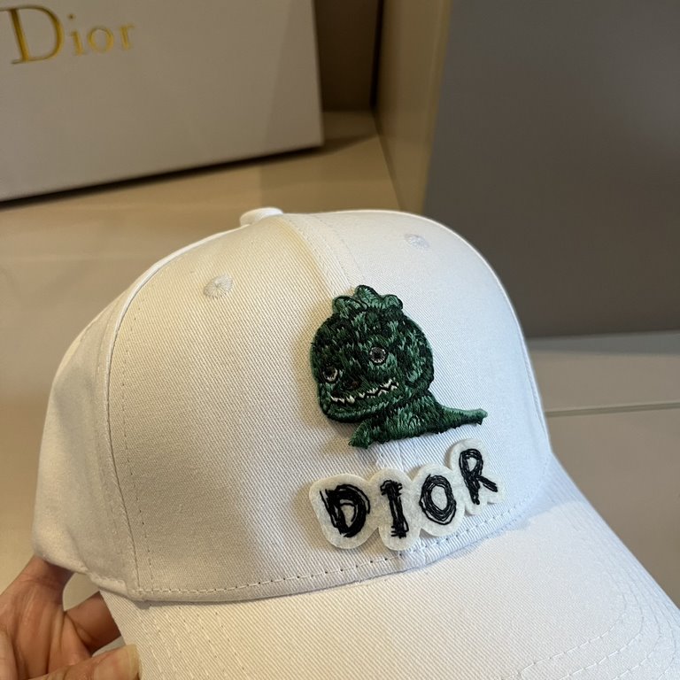 ￥Dior Dior Duck Tongue Cap, Men's and Women's Baseball Cap, Head Circumference 57cm