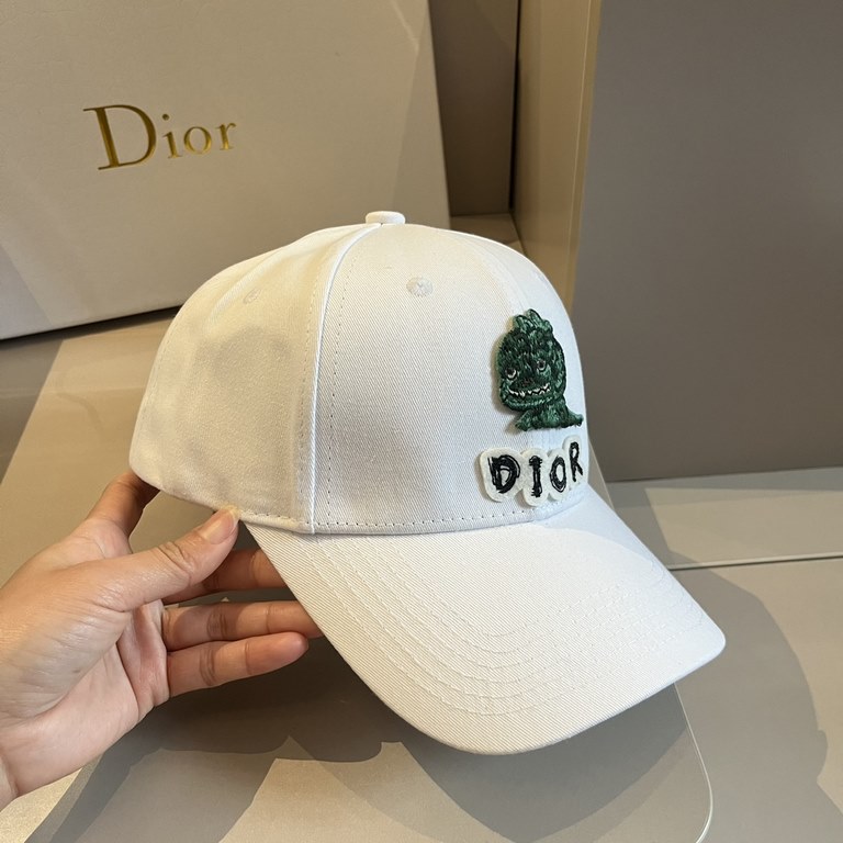 ￥Dior Dior Duck Tongue Cap, Men's and Women's Baseball Cap, Head Circumference 57cm