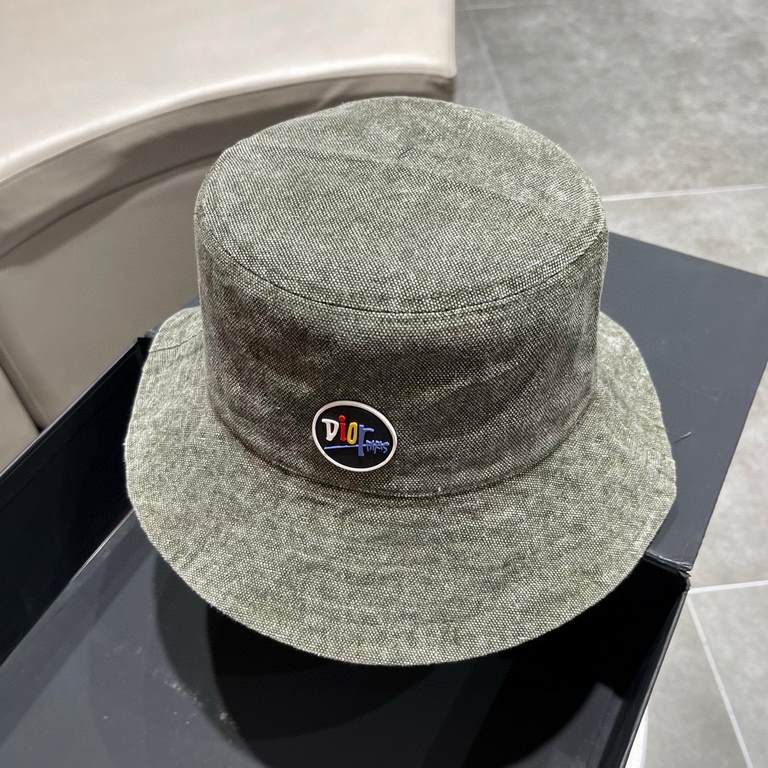 [DIOR Dior] 2023 new vacation style casual style large brim fisherman's hat, big model super good with, hurry up to get!