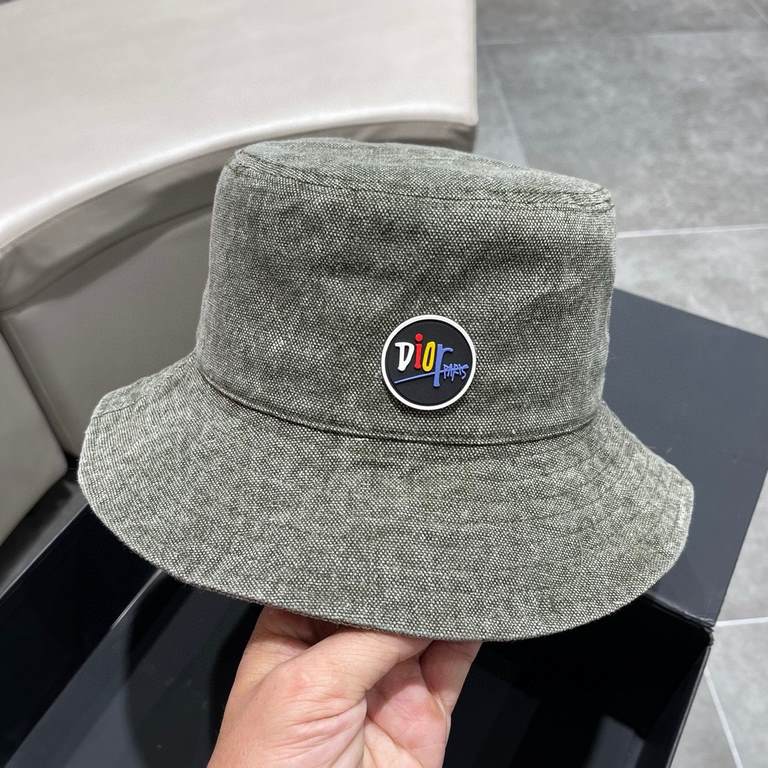 [DIOR Dior] 2023 new vacation style casual style large brim fisherman's hat, big model super good with, hurry up to get!