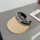 Dior Dior wheat straw sun hat, hair band, adjustable, high quality