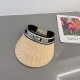 Dior Dior wheat straw sun hat, hair band, adjustable, high quality