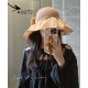 with dust bag [Dior Dior] 2023 spring and summer models of simple large-brimmed bow fisherman's hat, the big models are super good with the big brands, hurry to get it!