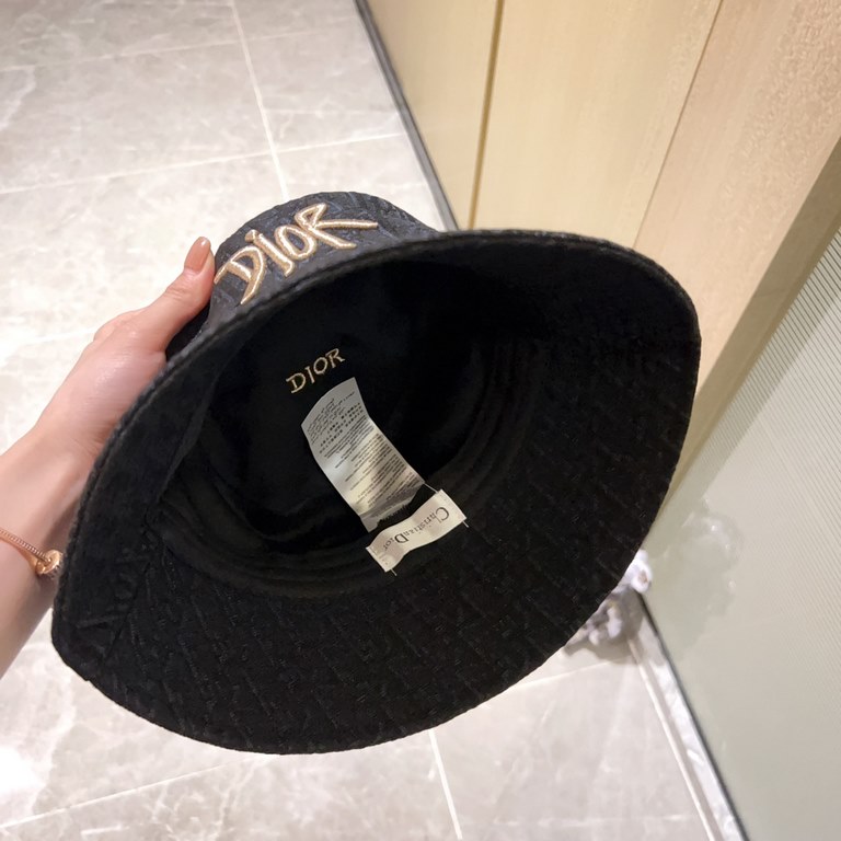 with dust bag [DIOR Dior] 2023 summer new counter men and women's models visor hat hollow cap, the big name shipping, super convenient! Good ride! Out on the street must have