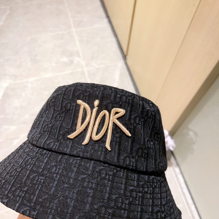 with dust bag [DIOR Dior] 2023 summer new counter men and women's models visor hat hollow cap, the big name shipping, super convenient! Good ride! Out on the street must have