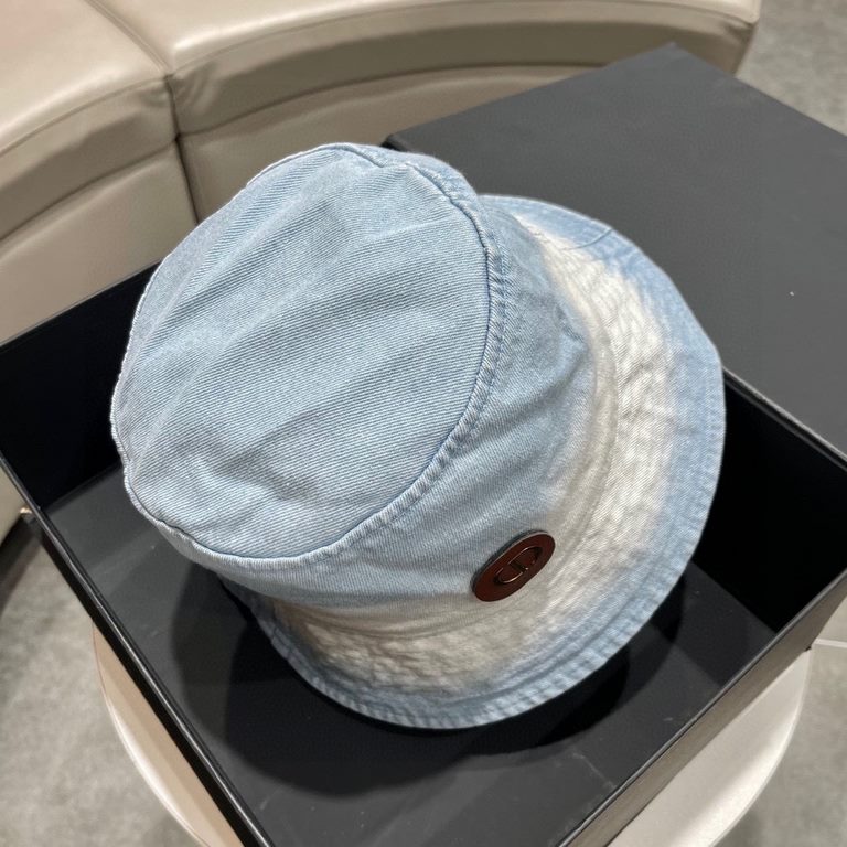 Dior Dior 2023 spring and summer new Japanese design sense cowboy fisherman hat children sweet summer Korean version of the hundred tide breathable sunshade show face small basin cap