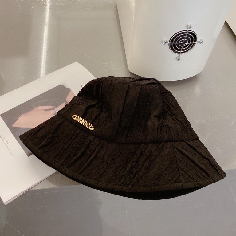 ￥Dior Dior 23 Spring and Autumn Fisherman's Hat, Casual Bucket Hat, Hundred models, head circumference 57, cm