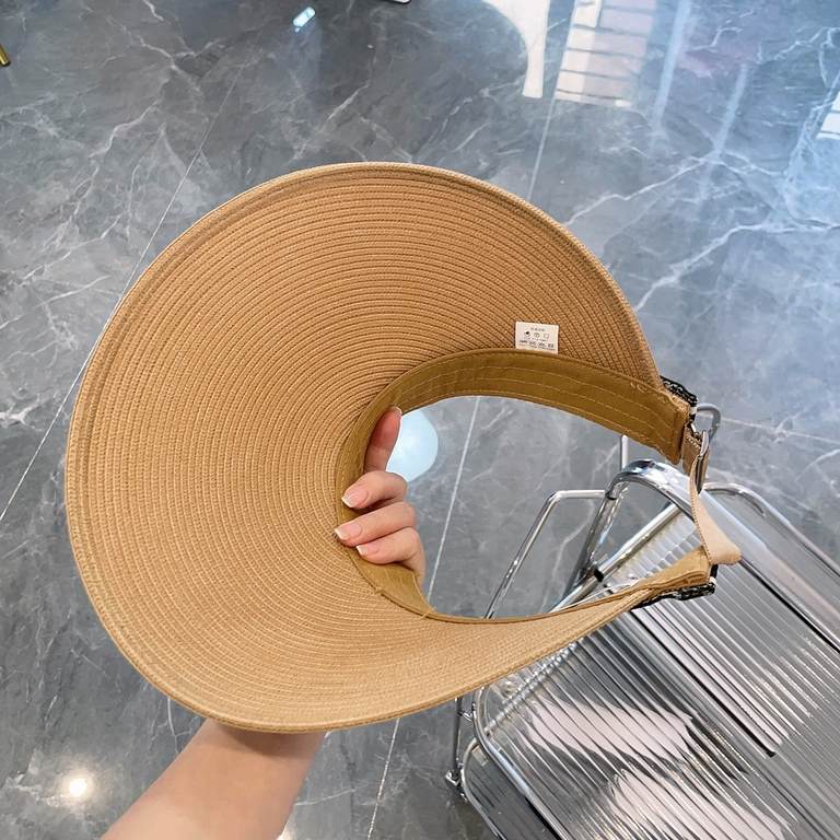 Dior order model high quality thin braid hollow top hatSummer shading shell hollow cap, large brim widening 180 ° full face sunscreenEfficient sunshade, show face small style, big head baby rest assured that the hand!