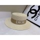 Dior's new flat top bowler hat  Practical high value beauty, summer is the need for cool colors, theSuper beautiful flat top shade concave modeling tool, PP grass shade with good!Material 100% grassHead circumference 57c