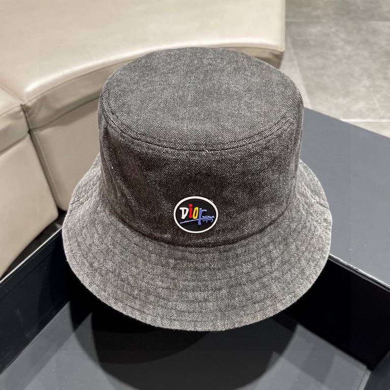 [DIOR Dior] 2023 new vacation style casual style large brim fisherman's hat, big model super good with, hurry up to get!