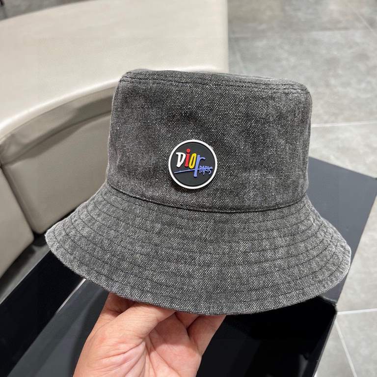 [DIOR Dior] 2023 new vacation style casual style large brim fisherman's hat, big model super good with, hurry up to get!