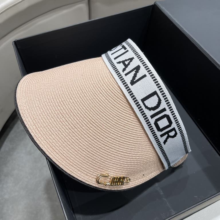 [DIOR Dior] 2023 spring and summer new explosive models counter synchronization counter models sun hat hollow cap, super convenient! Good ride! Out on the street must have