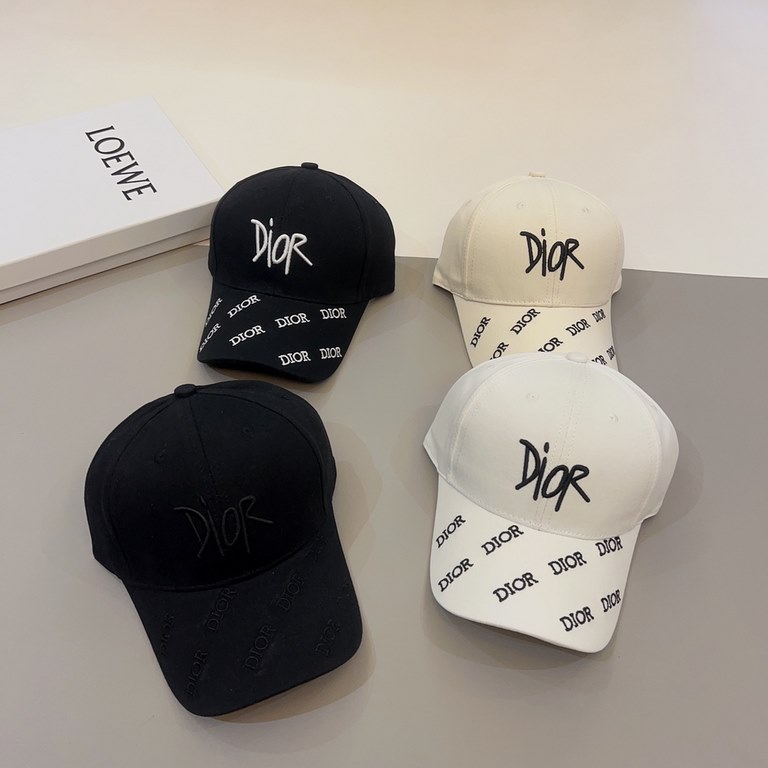 Dior Dior  New design New flower letter logo baseball cap, superb quality, deepen the cap to show more temperament, this season's explosive models!