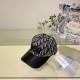 Dior Dior classic original single baseball cap, 11 open mold customized, original canvas material   head layer cowhide, British and awesome quality! Cotton lining, base head circumference 56, patch adjustable.