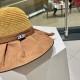 DIOR Dior vinyl sun hat women's UV shielding face show face small large brim beach fisherman hat foldable sun hat