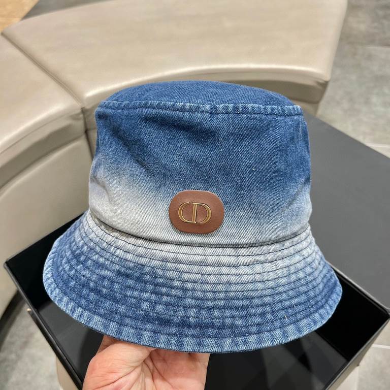 Dior Dior 2023 spring and summer new Japanese design sense cowboy fisherman hat children sweet summer Korean version of the hundred with the tide breathable sunshade show face small pot hat