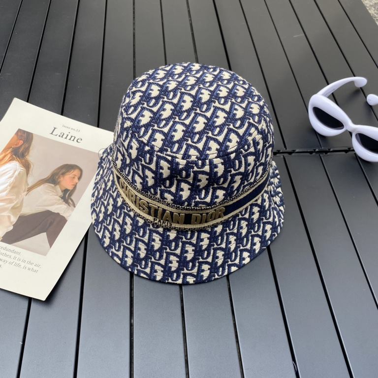 Dior (Dior) new original single fisherman's hat, exquisite pure also style very feeling, very cool and very stylish, counter out of stock popular, the quality is super!