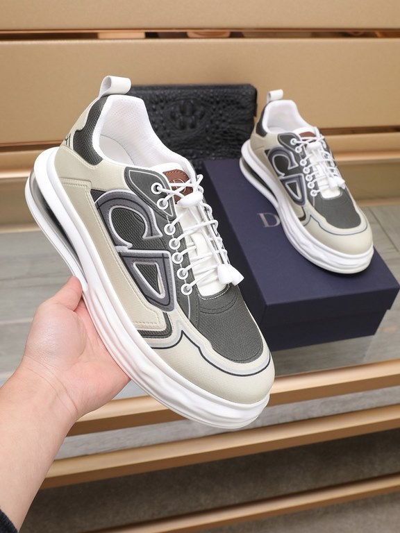 Factory    [Dior Dior] new models carefully crafted to detonate the whole scene! Innovative international brand This men's trendy men's sports casual shoes, the upper use of brand-specific fabrics, leather cushioning, ru