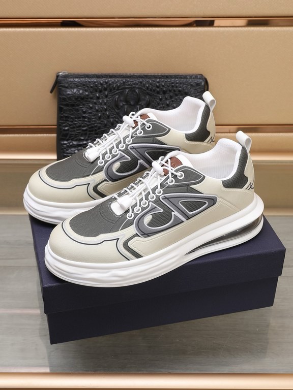 Factory    [Dior Dior] new models carefully crafted to detonate the whole scene! Innovative international brand This men's trendy men's sports casual shoes, the upper use of brand-specific fabrics, leather cushioning, ru