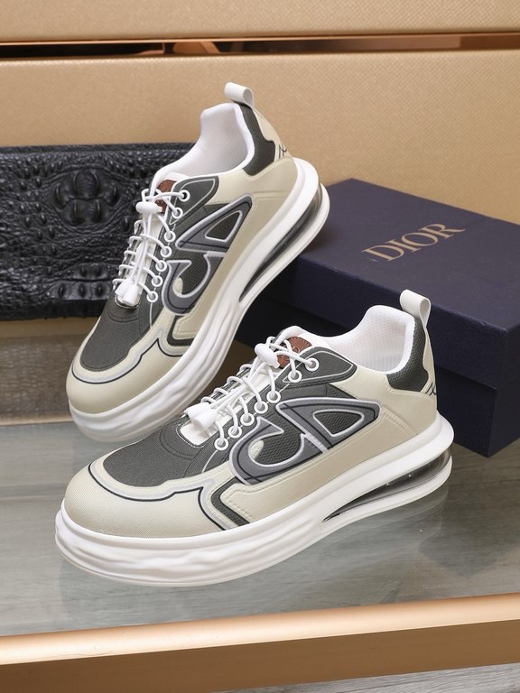 Factory    [Dior Dior] new models carefully crafted to detonate the whole scene! Innovative international brand This men's trendy men's sports casual shoes, the upper use of brand-specific fabrics, leather cushioning, ru