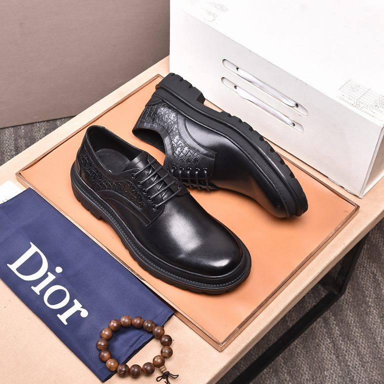 Water-dyed cowhide lining Original quality Dior - . Dior original single purchase, high-end shoes, fabric imported Italian cowhide  water-dyed cowhide  cowhide  special original outsole, fine workmanship, in-kind shootin