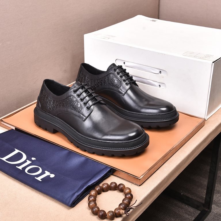 Water-dyed cowhide lining Original quality Dior - . Dior original single purchase, high-end shoes, fabric imported Italian cowhide  water-dyed cowhide  cowhide  special original outsole, fine workmanship, in-kind shootin