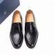 Dior Derby Shoes｜Leather soled formal shoes｜Meticulously crafted in open-edge beaded cowhide｜Water dyed cowhide lining｜With classic lace-up closure｜Side embossed logo｜Sheeny stacked heel for a touch of style｜Can be worn 