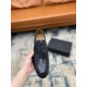 Dior ~ Size38-45D's new men's high-end men's business shoes, made of imported calfskin leather, hand-rubbed color change process, with cowhide liningpadded feet, imported Italian leather outsole, showing luxury!