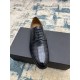 Dior ~ Size38-45D's new men's high-end men's business shoes, made of imported calfskin leather, hand-rubbed color change process, with cowhide liningpadded feet, imported Italian leather outsole, showing luxury!